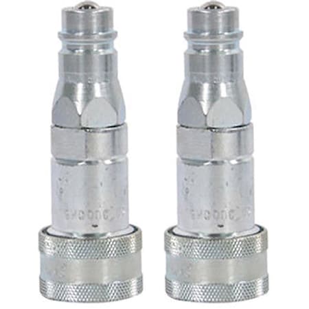Aic Replacement Parts 4065-4L New Coupler Adapter Pair Male / Female Tip Fits John Deere AR93819 ISO HYM40-0017_x2